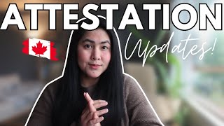 Canada ATTESTATION LETTER Updates for student visa  International Students [upl. by Airednaxela598]