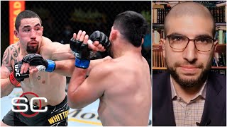 UFCVegas24 Reaction Robert Whittaker beats Kelvin Gastelum by decision  ESPN MMA [upl. by Suoirred]