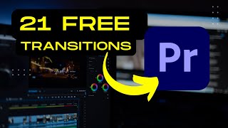 21 Free Cinematic Transitions for Premiere Pro [upl. by Spike861]