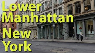 Lower Manhattan New York complete tour [upl. by Darra]