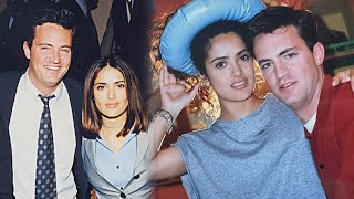 Salma Hayek Mourns Matthew Perry See Rare Footage From Fools Rush In [upl. by Assirehs636]