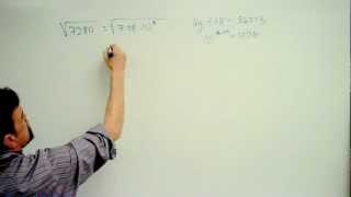 Finding a square root using logarithms [upl. by Olethea]