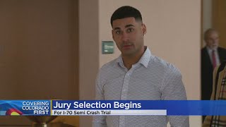 Rogel AguileraMederos Trial Jury Selection Continues For 2019 Deadly I70 Semi Crash [upl. by Zilber]