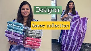 Designer Georgette saree collection cndufabrics saree designersaree [upl. by Aiello]