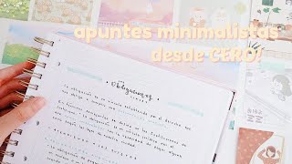 apuntes minimalistas desde cero  tips para principiantes  títulos fáciles [upl. by Schonthal396]