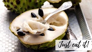 HOW TO EAT CHIRIMOYA or CUSTARD APPLE   Some Delicious Recipes amp Ideas [upl. by Isaacs]