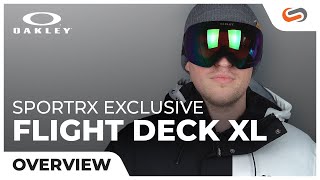 Oakley Flight Deck XL SMU Overview  SportRx [upl. by Nosral]