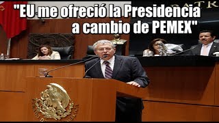 quotEU me ofreció la Presidencia a cambio de PEMEXquot Camacho [upl. by Htinnek225]