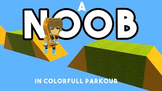 A NOOB IN COLORFULL PARKOUR  KOGAMA SPEEDRUN 2 [upl. by Cigam]