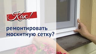 Ремонт москитной сетки Особенности и секреты [upl. by Tcideneb172]