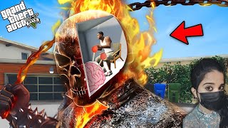 Franklin Controls the Ghost Rider  Upgrading Ghost Rider  GTA 5 [upl. by Lamhaj920]