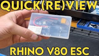 Crawler Canyon Quickreview Rhino V80A outrunner ESC [upl. by Nahguav]