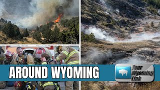 AROUND WYOMING Fighting Fires and Temporary Closures at Yellowstone [upl. by Rye]