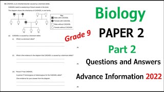 Biology Paper 2 GCSE Past Paper Exam Questions  Revision Part 2 GCSE Grade 9 [upl. by Ringsmuth]