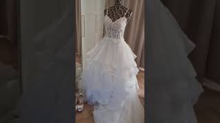 THE BRIDE GOWN shortvideo weddingown viralshort viralvideos [upl. by Haidej]