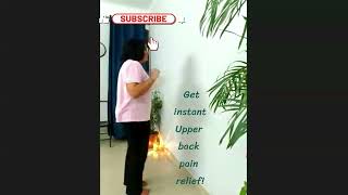 Get FAST Relief from Upper Back Pain with These Simple Yoga Move [upl. by Eita684]