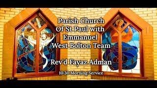 St Paul with Emmanuel  West Bolton Team Churches  Live Worship  22nd October 2023 [upl. by Allevon]