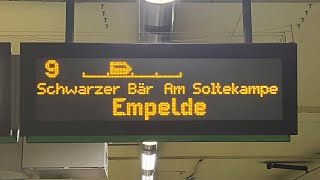 Stammstrecke A Teil 3  Seltene Anzeiger der Stadtbahn Hannover [upl. by Ecirtnom]