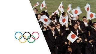 Tokyo 1964 Olympic Games  Olympic Flame amp Opening Ceremony [upl. by Asher40]