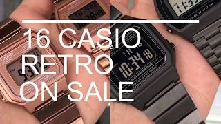 รวม CASIO RETRO ยอดฮิต 16 รุ่น [upl. by Aiciles470]