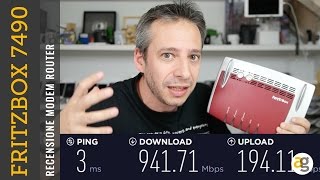 Il miglior modem router che abbia mai provato RECENSIONE Fritzbox 7490 [upl. by Garges]