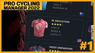 Nieuwe Career Mode met EF Education  PRO CYCLING MANAGER 2022 1 [upl. by Bakemeier]