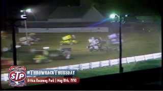 ThrowbackThursday World of Outlaws Sprint Cars May 18th 1990 Attica Raceway Park [upl. by Stets982]