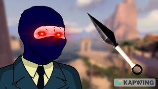 Team Fortress 2  Kunai Spy shenanigans [upl. by Ayikin457]