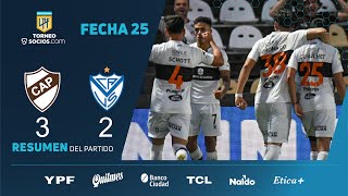 TorneoSocios  Fecha 25  resumen de Platense  Vélez [upl. by Skutchan174]