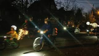 Ithaca Illuminated Bicycle Parade  Halloween 2020 [upl. by Demetris]