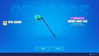 Fortnite Minty Pickaxe Code [upl. by Meerak363]