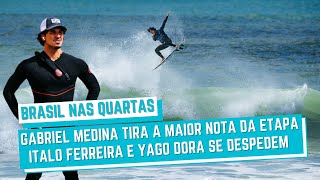 GABRIEL MEDINA COLOCA JACK ROBINSON NAS CORDAS E SALVA O DIA BRASILEIRO EM PENICHE [upl. by Chinua248]