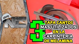 🚪3 TAPA CANTOS cubre cantos o cantoneras👷🏻‍♂️para MUEBLES DE MELAMINA🔨 [upl. by Ellenig]