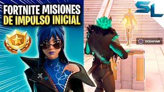 Como COMPLETAR TODAS las MISIONES DE IMPULSO INICIAL TEMPORADA 2 CAPITULO 5 FORTNITE [upl. by Leonerd]