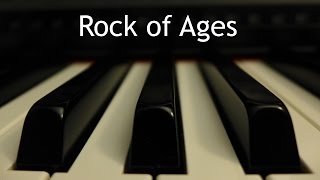 Rock of Ages  piano instrumental hymn [upl. by Leoline]