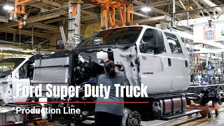 Ford Super Duty Production  How Truck is Made [upl. by Carlyle]