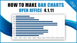 Calc Bar Charts Tutorial  How to make bar charts in OpenOffice Calc  Spreadsheet Bar Charts [upl. by Mcgraw]