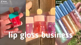 lip gloss small business tiktok [upl. by Cliffes]