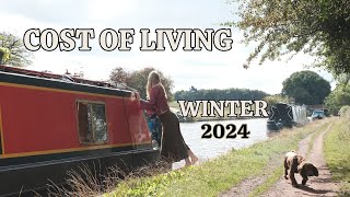 Costs of living on a NARROWBOAT Winter 2024 [upl. by Fredric]