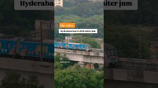 Hyderabad metro 1kilo miter jum 🚇 shots hyderabad ytshorts [upl. by Nicolella]