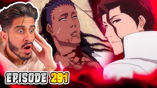 TOSENS DEATH  SHINJI VS AIZEN  Bleach Episode 291 REACTION [upl. by Uriisa]