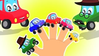 Autos Finger Familie  Kleine rote Auto  Fingere Family Song  Video für Kinder [upl. by Larrisa]