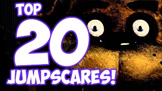 Top 20 JUMPSCARES  Five Nights at Freddys [upl. by Sevein155]