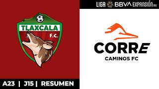 ¡Aseguran Fase Final Resumen  Tlaxcala vs Correcaminos  Jornada 15  A23  Liga BBVA Expansión MX [upl. by Luann]