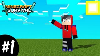 1  MINECRAFT SURVIVAL SERIES WITH ADRAGON IN HINDI ADRAGON CRAFTS [upl. by Enoitna]