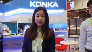 Newest Konka 4K TVs they make 8 million TVs per year [upl. by Nedlog719]