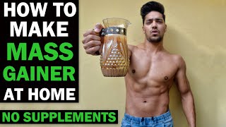 Homemade Mass Gainer Shake  Bodybuilding Diet [upl. by Epifano712]