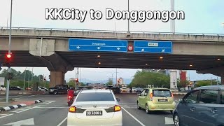 Kota Kinabalu City to Donggongon Town via Jalan Pintas on Friday evening😩Terrible rush hour😵 [upl. by Chavey]