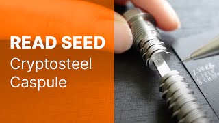 How to Read the Cryptosteel Capsule [upl. by Merriott199]