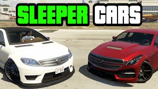 GTA 5  Top 10 SLEEPER Cars in GTA Online [upl. by Notlek]